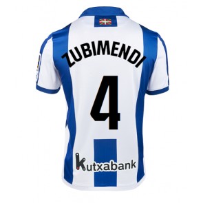 Real Sociedad Martin Zubimendi #4 Replika Hjemmebanetrøje 2024-25 Kortærmet